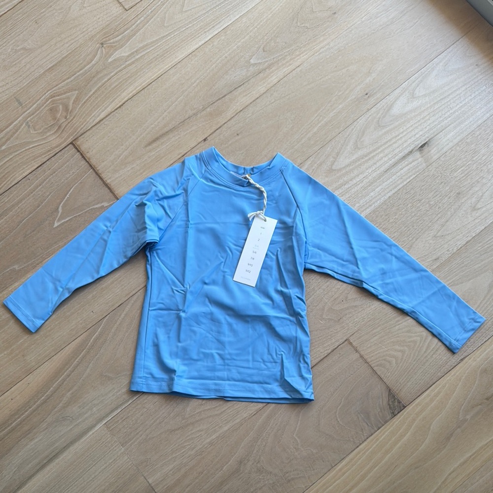 Unisex Peri  Blue Long Sleeve Rashguard